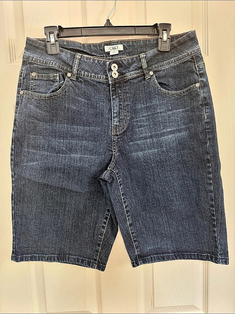 Cato Women's Denim Jean Shorts Size 12 Like New